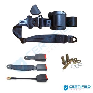 3 Point Seat Belt – Black